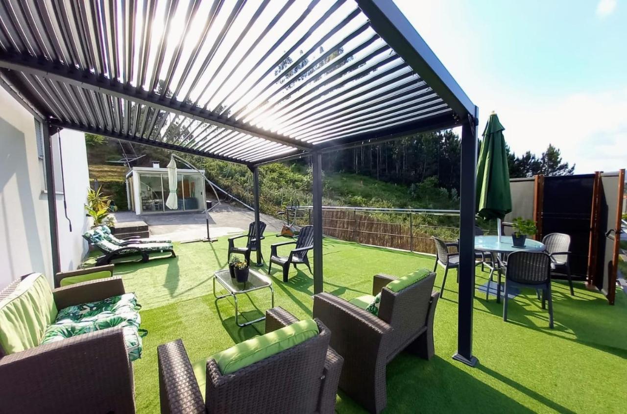 Casa Rocha Velha Con Terraza Y Piscina Particular Apartment Santiago de Compostela Luaran gambar