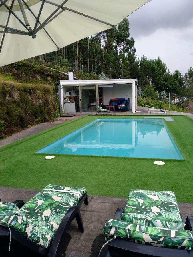 Casa Rocha Velha Con Terraza Y Piscina Particular Apartment Santiago de Compostela Luaran gambar