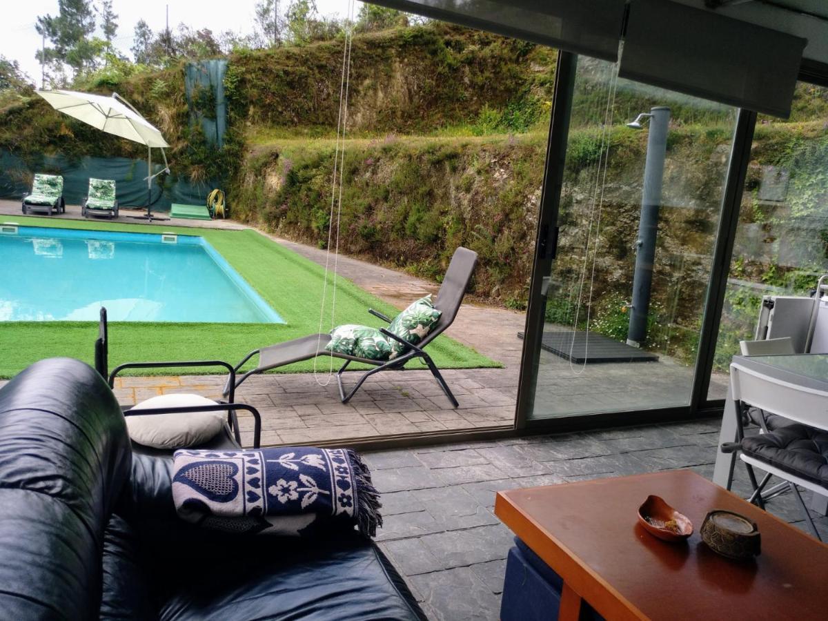 Casa Rocha Velha Con Terraza Y Piscina Particular Apartment Santiago de Compostela Luaran gambar