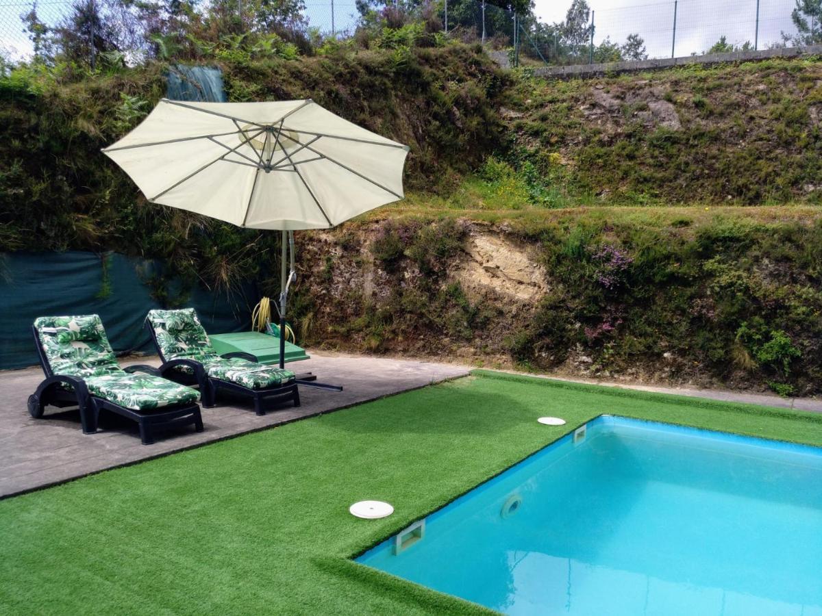 Casa Rocha Velha Con Terraza Y Piscina Particular Apartment Santiago de Compostela Luaran gambar